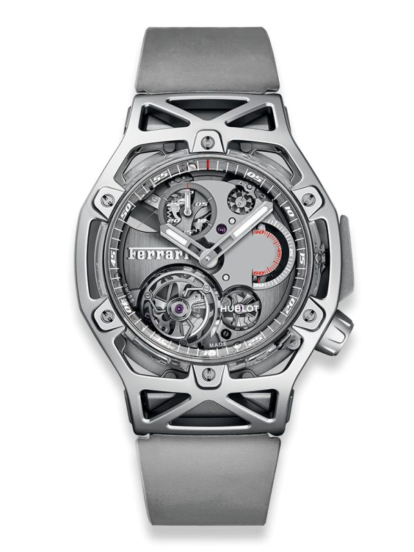 ساعت مچی مردانه هابلوت فراری مدل Hublot Ferrari Tourbillon