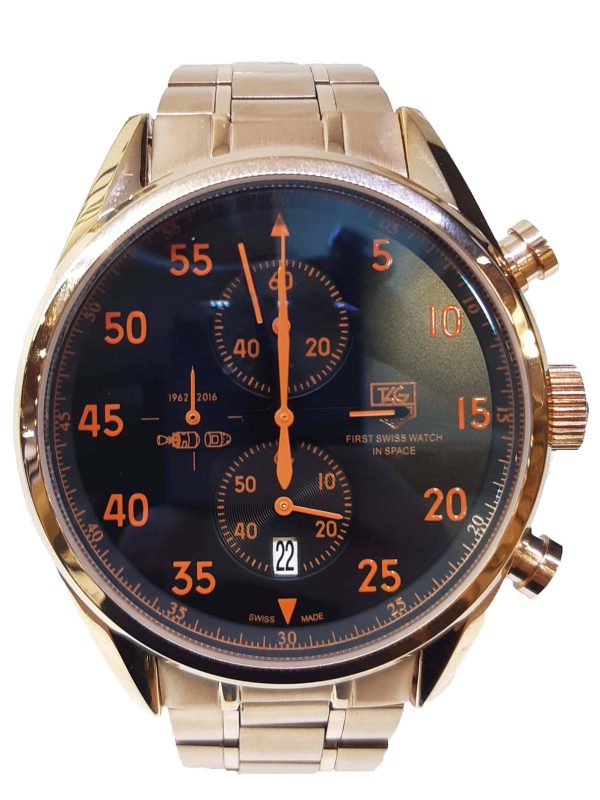 ساعت مچی مردانه تگ هویر مدل Tagheuer CARRERA FC6132(Gold)