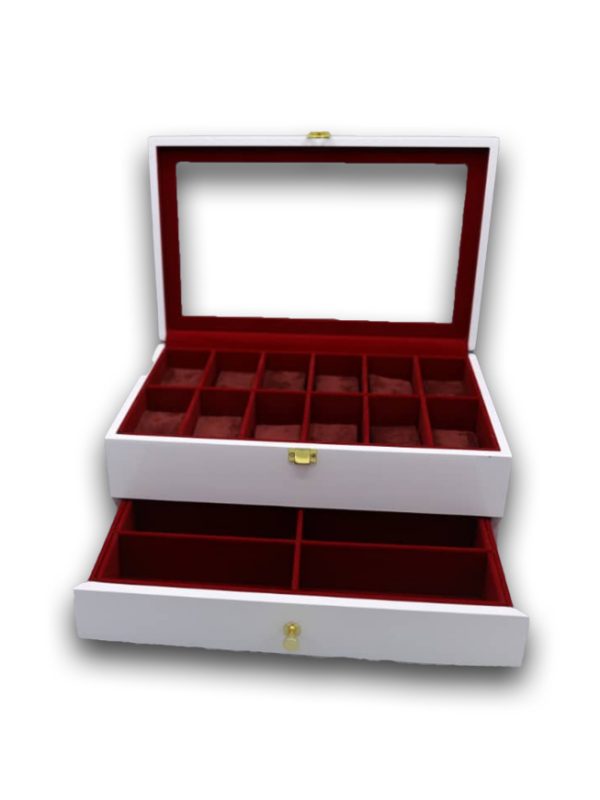 جعبه کلکسیونی 2 طبقه 12 تایی ساعت مچی Collectible Box For Watch