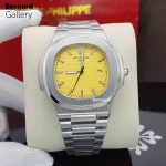 ساعت مچی مردانه پتک فیلیپ Patek Philippe Nautilus Yellow Dial - تصویر 2