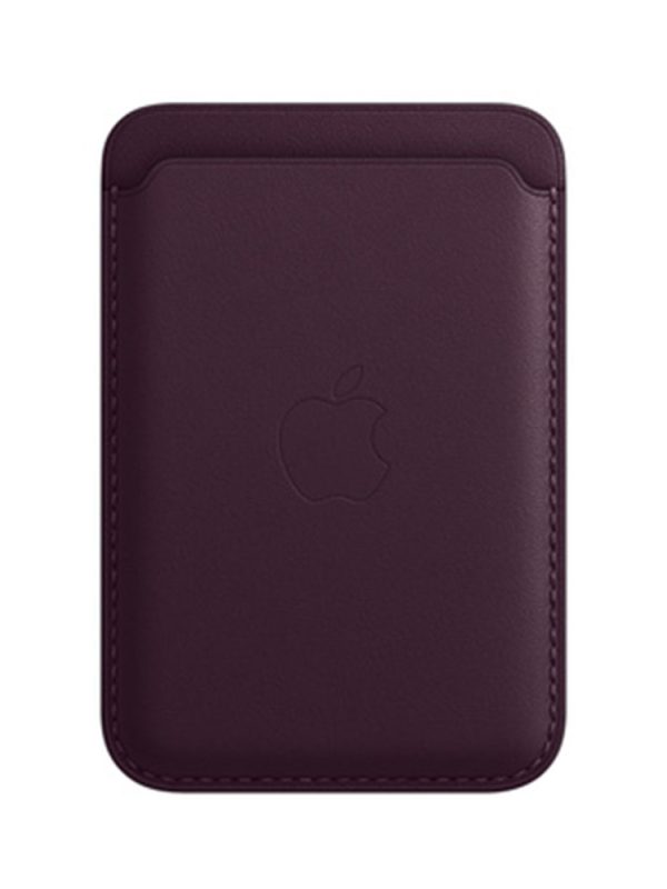 جاکارتی مگ سیف اپل مدل Leather Wallet Magsafe