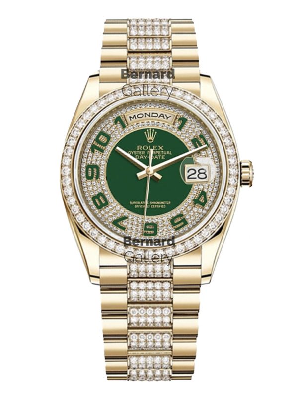 ساعت مچی رولکس Rolex Day-Date Diamond Pave