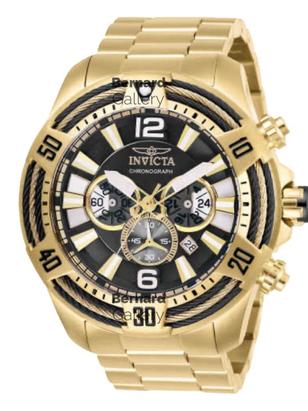ساعت مچی مردانه اینویکتا Invicta Blot Gold Tone