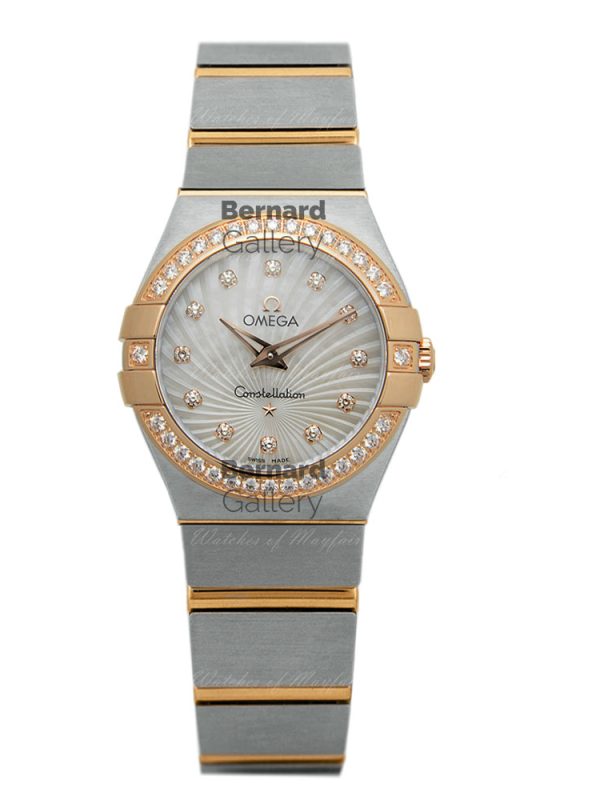 ساعت مچی زنانه امگا كانسليشن Omega Constellation Full Diamond Used