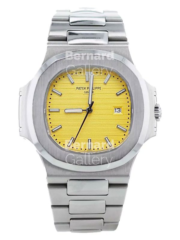 ساعت مچی مردانه پتک فیلیپ Patek Philippe Nautilus Yellow Dial
