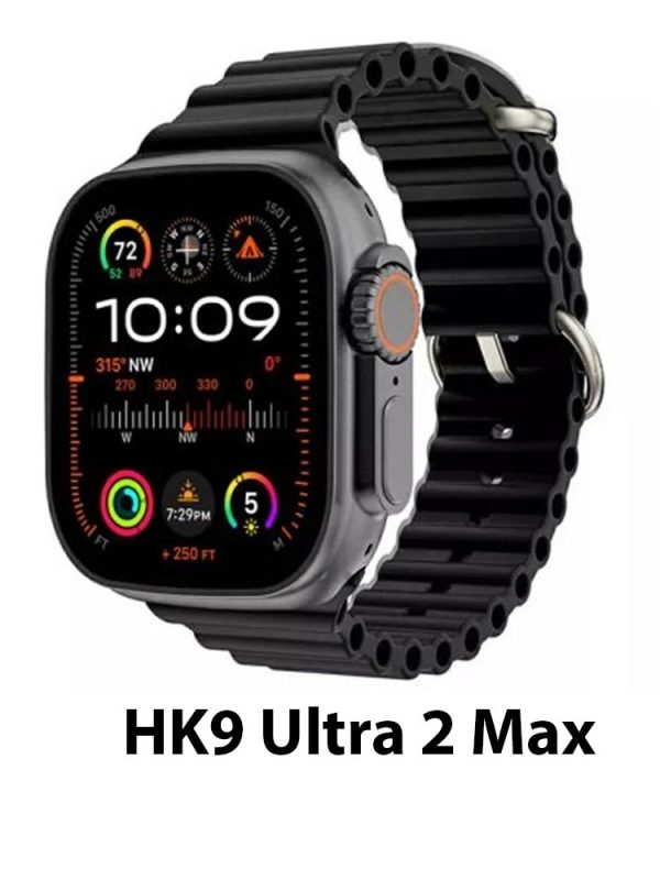ساعت هوشمند طرح اولترا HK9 Ultra 2 Max رنگ مشکی