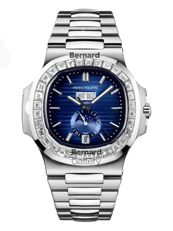 ساعت مچی مردانه پتک فیلیپ Patek Philippe Nautilus MoonPhase Diamonds