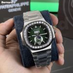 ساعت مچی مردانه پتک فیلیپ Patek Philippe Nautilus MoonPhase Diamonds 1636D - Image 4