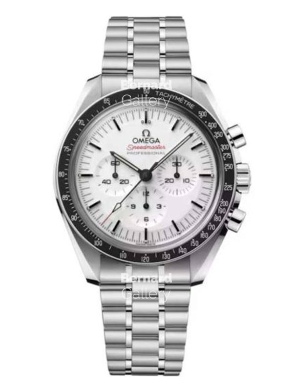 ساعت مچی مردانه امگا Omega Speedmaster Moonwatch Professional Steel&Amp White 42mm