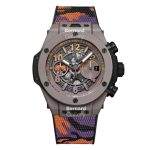 ساعت مچی مردانه هابلوت Hublot Square Bang Unico King Gold Rainbow - 42 mm