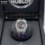 ساعت مچی مردانه هابلوت Hublot Square Bang Unico King Gold Rainbow - 42 mm - تصویر 2