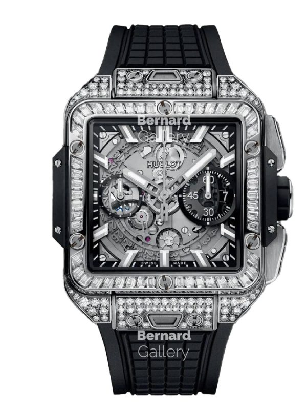 ساعت مچی مردانه هابلوت Hublot Square Bang Diamond