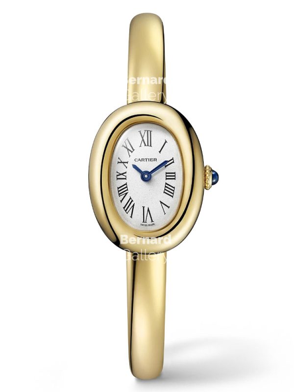 ساعت مچی زنانه کارتیر النگویی کیفیت مستر CARTIER BAIGNOIRE SMALL MODEL | WGBA0022