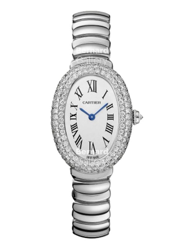ساعت مچی زنانه کارتیر النگویی کیفیت مستر Cartier BAIGNOIRE