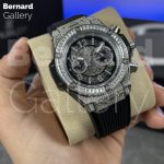 ساعت مچی مردانه هابلوت Hublot Big Bang Unico Titanium Pave Diamond 45mm - تصویر 13