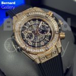 ساعت مچی مردانه هابلوت Hublot Big Bang Unico Chronograph 42mm Diamond Dial - تصویر 5