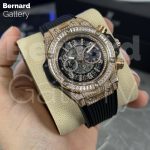 ساعت مچی مردانه هابلوت Hublot Big Bang Unico Chronograph 42mm Diamond Dial - تصویر 12
