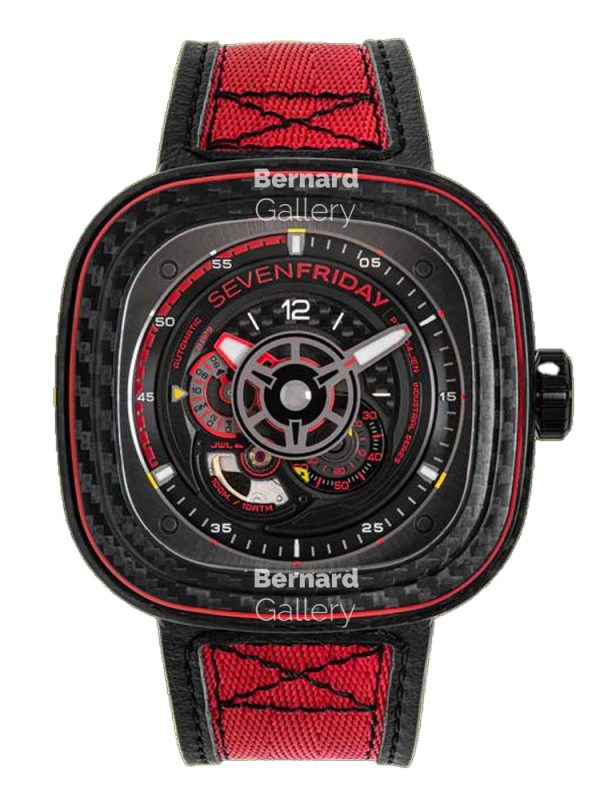 ساعت مچی مردانه سون فرایدی  Sevenfriday P3C/04 Red Carbon