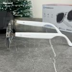 عينك هوشمند پاورلوژی مدل نایس Powerology Nice Smart Audio Sun Glasses PWHY1009 رنگ سفید - Image 4