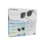 عينك هوشمند پاورلوژی مدل نایس Powerology Nice Smart Audio Sun Glasses PWHY1009 رنگ سفید