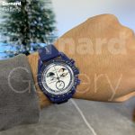 ساعت مچی امگا سواچ Omega Swatch MISSION TO EARTHPHASE MOONSHINE GOLD - تصویر 7