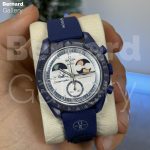 ساعت مچی امگا سواچ Omega Swatch MISSION TO EARTHPHASE MOONSHINE GOLD - تصویر 10