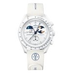ساعت مچی امگا سواچ Omega Swatch MISSION TO EARTHPHASE MOONSHINE GOLD