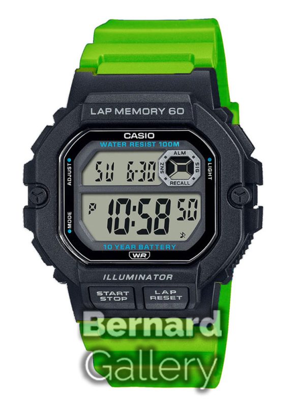 ساعت مچی کاسیو Casio General WS-1400H Green