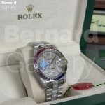 ساعت مچی مردانه رولکس کیفیت مستر Rolex Date-Just Full Diamonds - Image 3