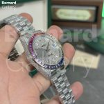 ساعت مچی مردانه رولکس کیفیت مستر Rolex Date-Just Full Diamonds - Image 9