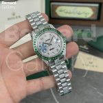 ساعت مچی مردانه رولکس کیفیت مستر Rolex Date-just Full Diamonds - Image 5