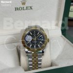 ساعت مچی مردانه رولکس کیفیت مستر Rolex Sky-Dweller Steel Gold - Image 8