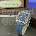 ساعت مچی مردانه کارتیر Cartier Santos Blue Dial - تصویر 2