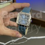 ساعت مچی مردانه کارتیر Cartier Santos Blue Dial - تصویر 4