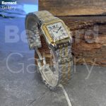 ساعت مچی زنانه کارتیر مدل Cartier Panthere Silver Gold De.4571C - Image 7