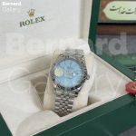 ساعت مچی مردانه رولکس کیفیت مستر Rolex Date-Just 41 Tiffany Dial - Image 4
