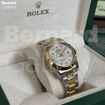 ساعت مچی مردانه رولکس کیفیت مستر Rolex Date-Just 41 White MOP Diamond Oyster Perpetual - Image 7