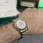 ساعت مچی مردانه رولکس کیفیت مستر Rolex Sky-Dweller Oystersteel - تصویر 6