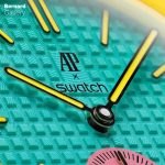ساعت مچی اودمارپیگه سواچ رویال پاپ Audemars Piguet x Swatch | Royal Pop OTG ROZ به همراه بند مچی - Image 5