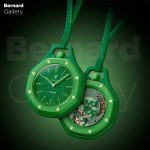 ساعت مچی اودمارپیگه سواچ رویال پاپ Audemars Piguet x Swatch | Royal Pop GREEN EIGHT به همراه بند مچی - Image 3