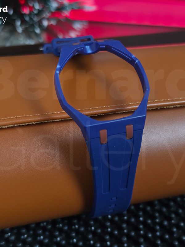 بند مچی ساعت اودمارپیگه سواچ رویال پاپ Audemars Piguet x Swatch | Royal Pop Strap رنگ سرمه ای