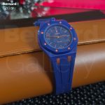 بند مچی ساعت اودمارپیگه سواچ رویال پاپ Audemars Piguet x Swatch | Royal Pop Strap رنگ سرمه ای - Image 2