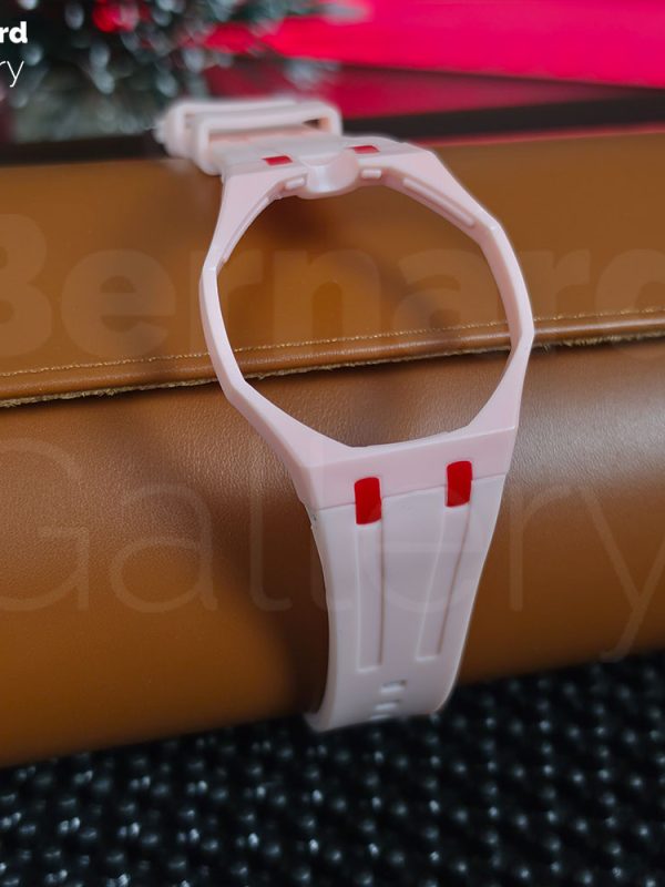 بند مچی ساعت اودمارپیگه سواچ رویال پاپ Audemars Piguet x Swatch | Royal Pop Strap رنگ کالباسی