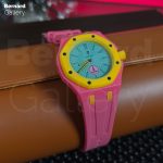 بند مچی ساعت اودمارپیگه سواچ رویال پاپ Audemars Piguet x Swatch | Royal Pop Strap رنگ صورتی - Image 2