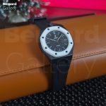 بند مچی ساعت اودمارپیگه سواچ رویال پاپ Audemars Piguet x Swatch | Royal Pop Strap رنگ مشکی - Image 2