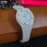 بند مچی ساعت اودمارپیگه سواچ رویال پاپ Audemars Piguet x Swatch | Royal Pop Strap رنگ سفید - Image 2
