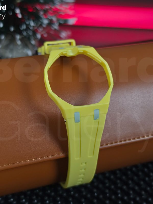 بند مچی ساعت اودمارپیگه سواچ رویال پاپ Audemars Piguet x Swatch | Royal Pop Strap رنگ زرد