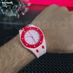 بند مچی ساعت اودمارپیگه سواچ رویال پاپ Audemars Piguet x Swatch | Royal Pop Strap رنگ کالباسی - Image 3