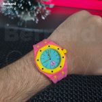 بند مچی ساعت اودمارپیگه سواچ رویال پاپ Audemars Piguet x Swatch | Royal Pop Strap رنگ صورتی - Image 3