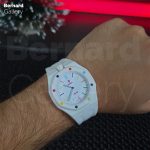 بند مچی ساعت اودمارپیگه سواچ رویال پاپ Audemars Piguet x Swatch | Royal Pop Strap رنگ سفید - Image 3